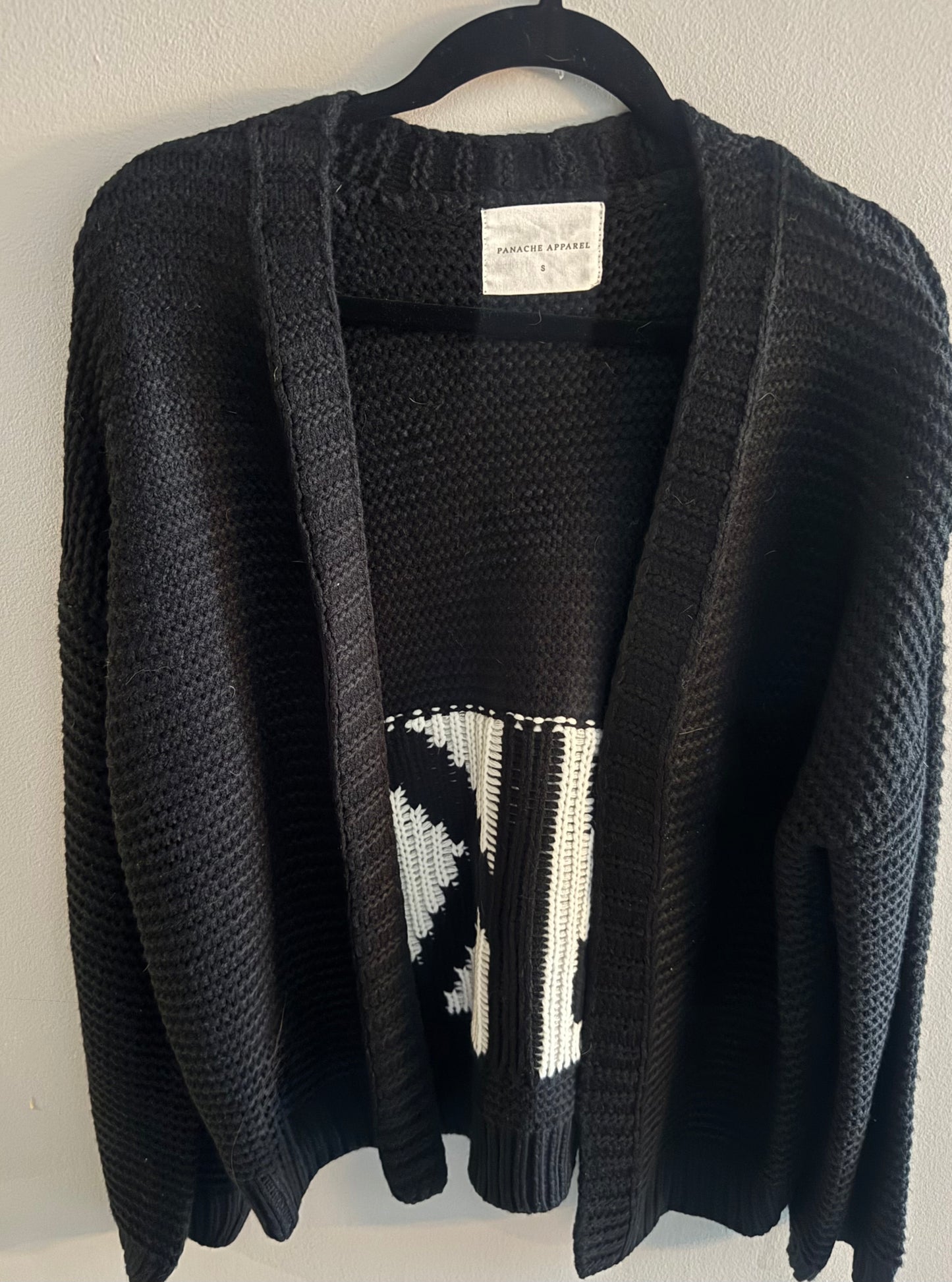 Ski Cardigan - Black