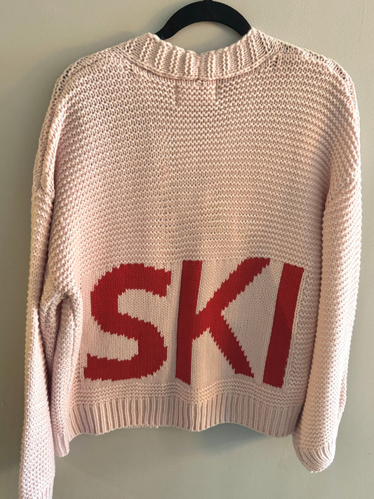 Ski Cardigan - Pink