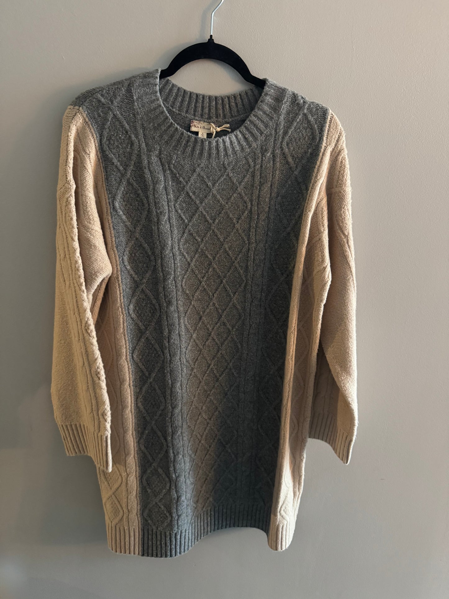 Color Block Sweater Dress