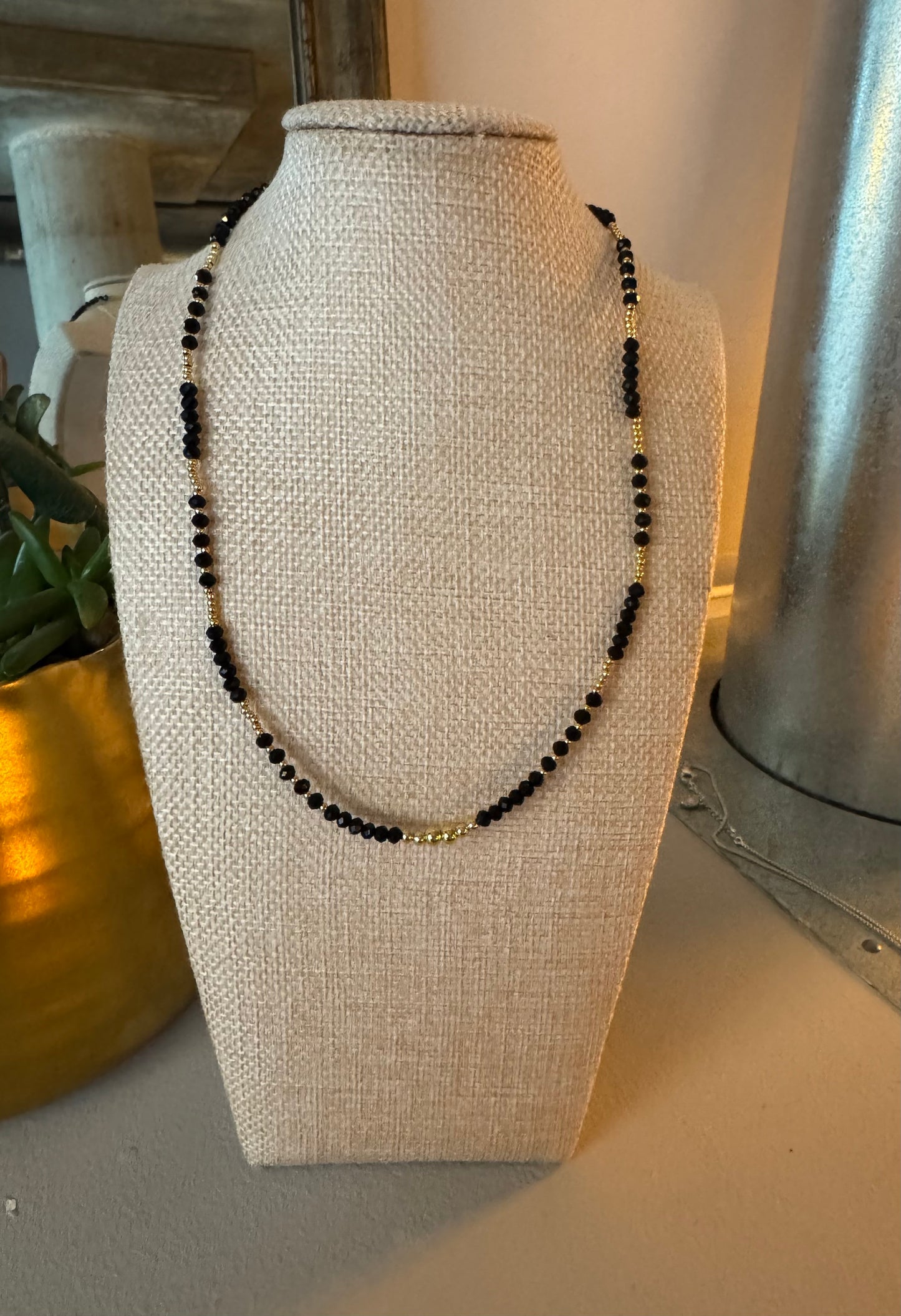 Choker - Black & Gold