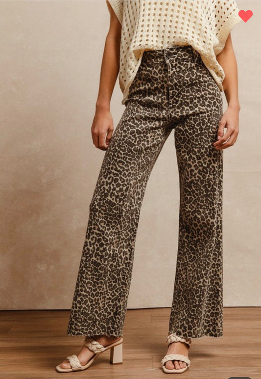Leopard Jeans