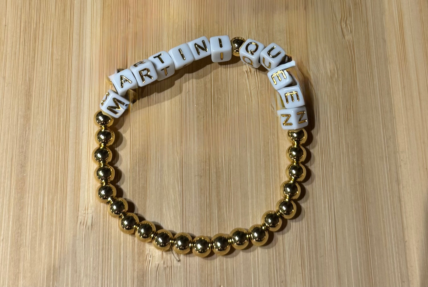 Martini Queen Beaded Bracelet