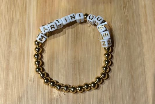 Martini Queen Beaded Bracelet